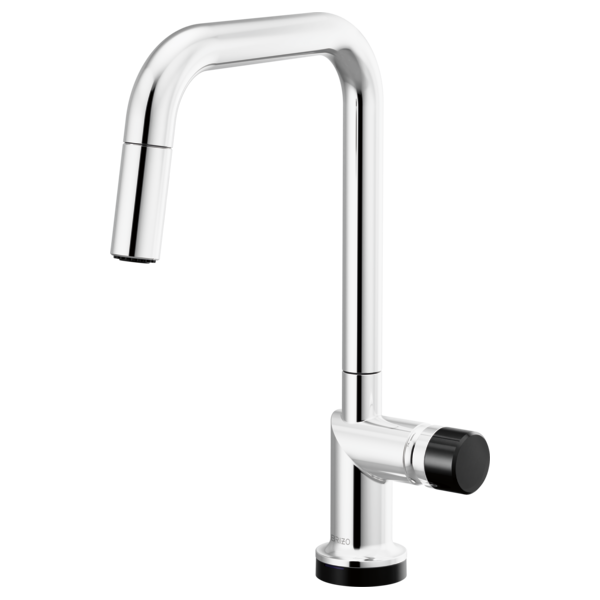 Brizo Odin 64065LF SmartTouch Pull-Down Kitchen Faucet with Square Spout - Less Handle
