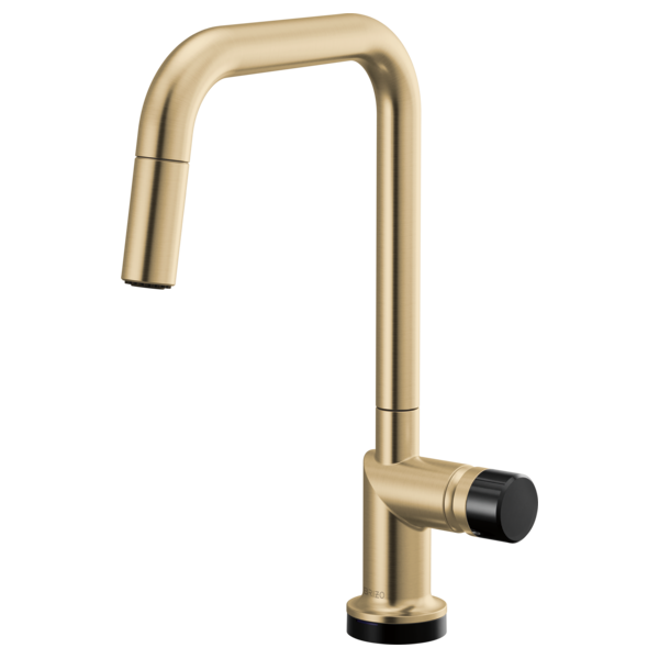 Brizo Odin 64065LF SmartTouch Pull-Down Kitchen Faucet with Square Spout - Less Handle