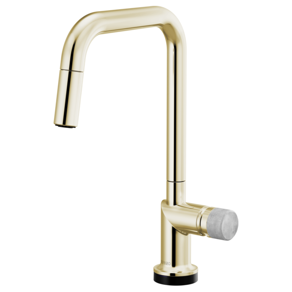 Brizo Odin 64065LF SmartTouch Pull-Down Kitchen Faucet with Square Spout - Less Handle
