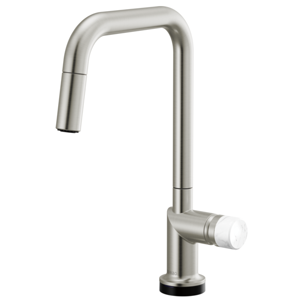 Brizo Odin 64065LF SmartTouch Pull-Down Kitchen Faucet with Square Spout - Less Handle