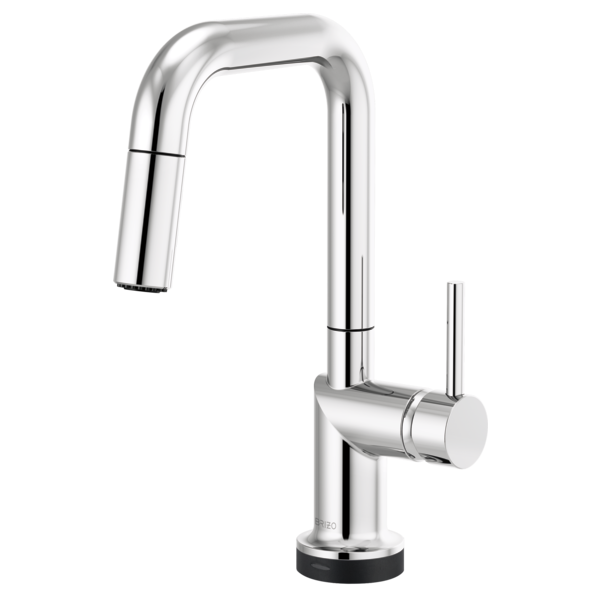 Brizo Odin 64965LF SmartTouch Pull-Down Prep Kitchen Faucet with Square Spout - Less Handle