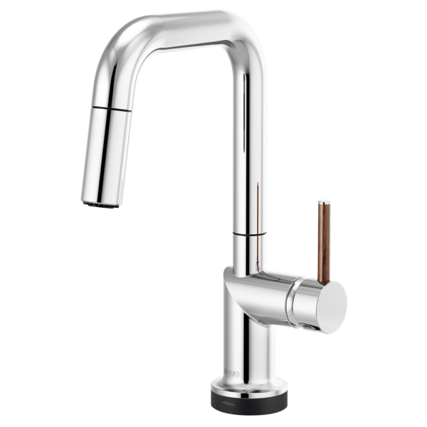 Brizo Odin 64965LF SmartTouch Pull-Down Prep Kitchen Faucet with Square Spout - Less Handle
