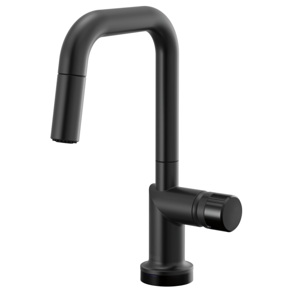 Brizo Odin 64965LF SmartTouch Pull-Down Prep Kitchen Faucet with Square Spout - Less Handle