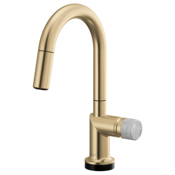 Brizo Odin 64975LF SmartTouch Pull-Down Prep Kitchen Faucet with Arc Spout - Less Handle