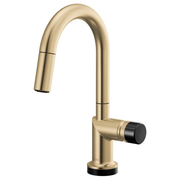 Brizo Odin 64975LF SmartTouch Pull-Down Prep Kitchen Faucet with Arc Spout - Less Handle