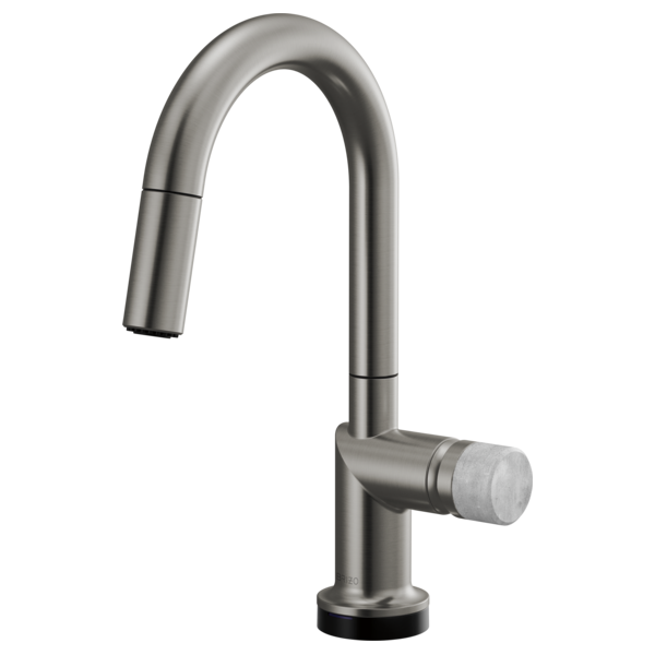 Brizo Odin 64975LF SmartTouch Pull-Down Prep Kitchen Faucet with Arc Spout - Less Handle