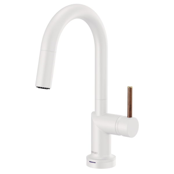 Brizo Odin 64975LF SmartTouch Pull-Down Prep Kitchen Faucet with Arc Spout - Less Handle