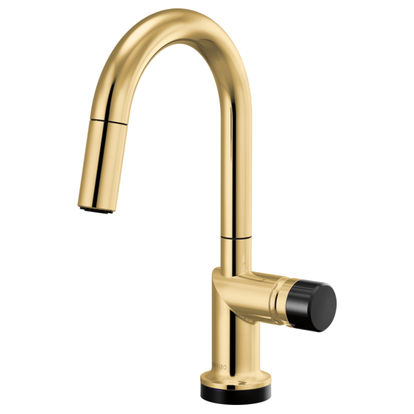 Brizo Odin 64975LF SmartTouch Pull-Down Prep Kitchen Faucet with Arc Spout - Less Handle