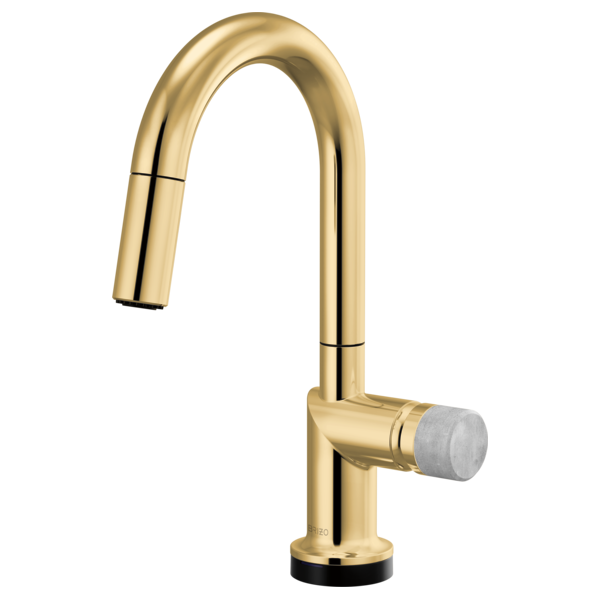 Brizo Odin 64975LF SmartTouch Pull-Down Prep Kitchen Faucet with Arc Spout - Less Handle