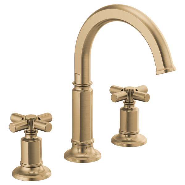 Brizo Invari 65376LF Widespread Lavatory Faucet with Arc Spout - Less Handles 1.5 GPM
