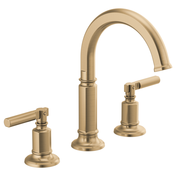 Brizo Invari 65376LF Widespread Lavatory Faucet with Arc Spout - Less Handles 1.5 GPM