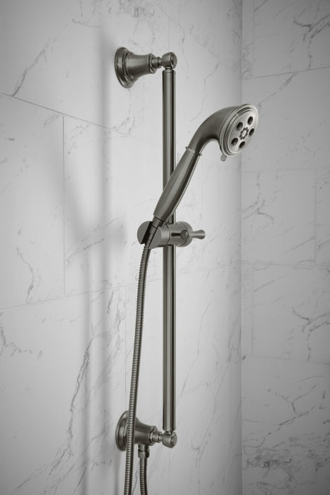 Brizo Essential Shower 74795 Classic Round Slide Bar With Hose
