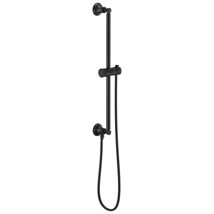 Brizo Essential Shower 74795 Classic Round Slide Bar With Hose