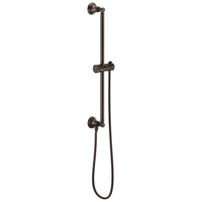 Brizo Essential Shower 74795 Classic Round Slide Bar With Hose