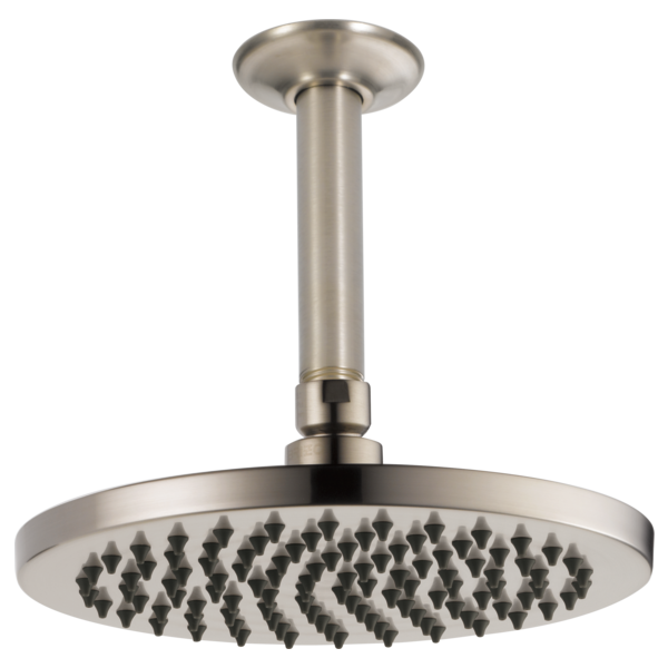 Brizo Essential Shower 81375 8" Linear Round Single-Function Raincan Shower Head - 1.75 GPM