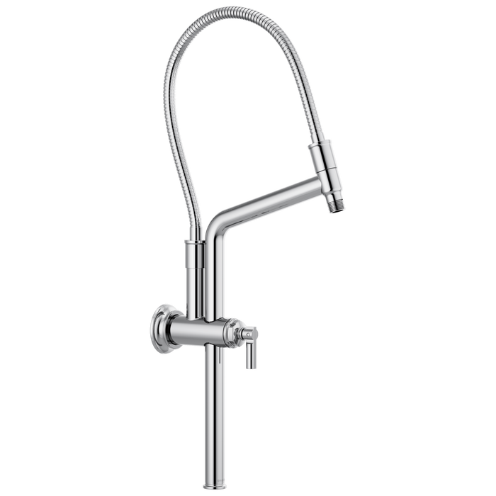 Brizo Essential Shower 81376 10 7/16" Classic Slide Bar Shower Arm And Flange