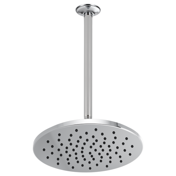 Brizo Essential Shower 81392 12" Linear Round Single-Function Raincan Shower Head - 1.75 GPM