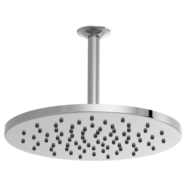 Brizo Essential Shower 81392 12" Linear Round Single-Function Raincan Shower Head - 1.75 GPM