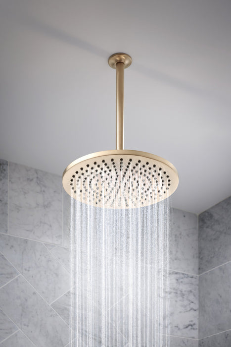 Brizo Essential Shower 81392 12" Linear Round Single-Function Raincan Shower Head - 1.75 GPM