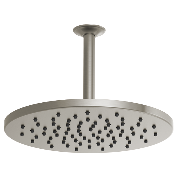 Brizo Essential Shower 81392 12" Linear Round Single-Function Raincan Shower Head - 1.75 GPM