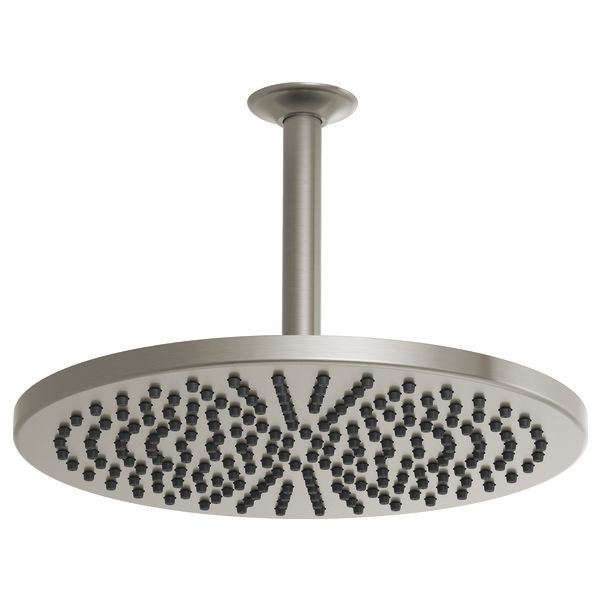Brizo Essential Shower 81392 12" Linear Round Single-Function Raincan Shower Head - 1.75 GPM