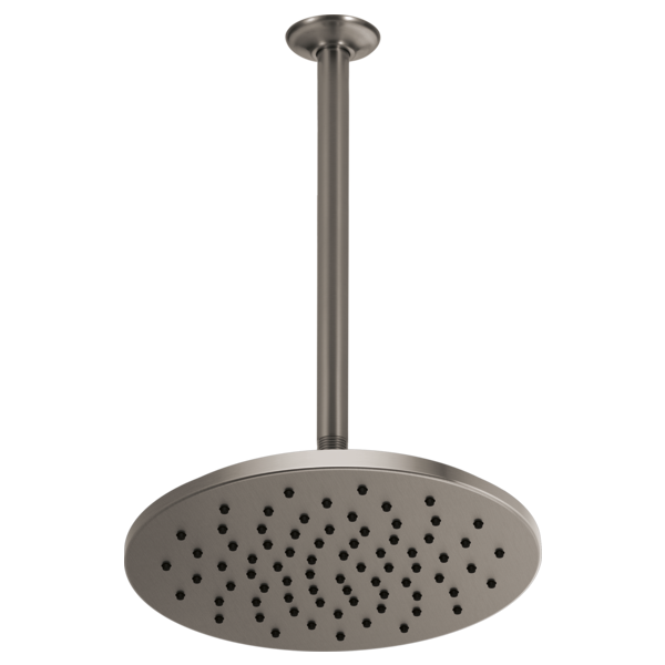 Brizo Essential Shower 81392 12" Linear Round Single-Function Raincan Shower Head - 1.75 GPM