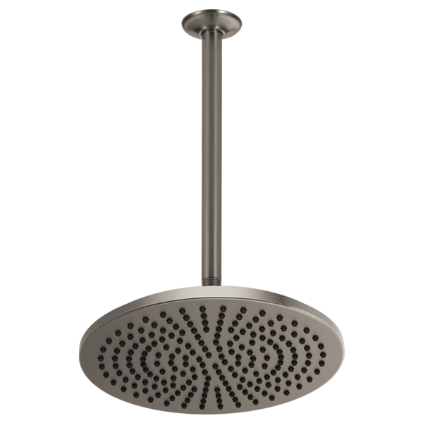 Brizo Essential Shower 81392 12" Linear Round Single-Function Raincan Shower Head - 1.75 GPM