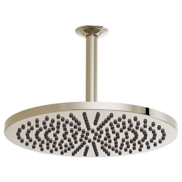 Brizo Essential Shower 81392 12" Linear Round Single-Function Raincan Shower Head - 1.75 GPM