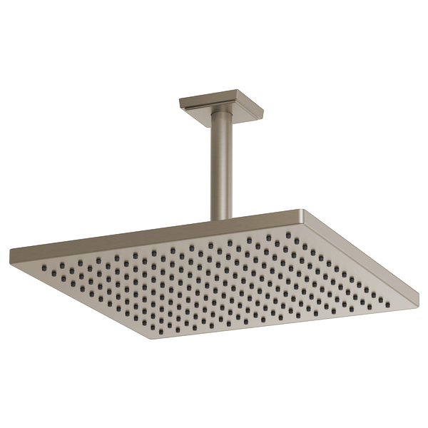 Brizo Essential Shower 81399 12" Linear Square Single-Function Raincan Shower Head - 2.5 GPM