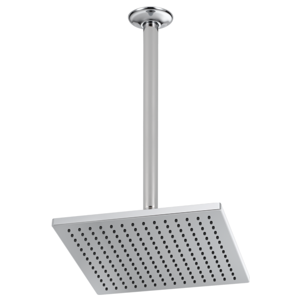 Brizo Essential Shower 81399 12" Linear Square Single-Function Raincan Shower Head - 2.5 GPM