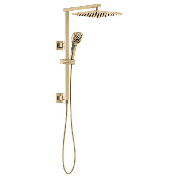 Brizo Essential Shower 81399 12" Linear Square Single-Function Raincan Shower Head - 2.5 GPM