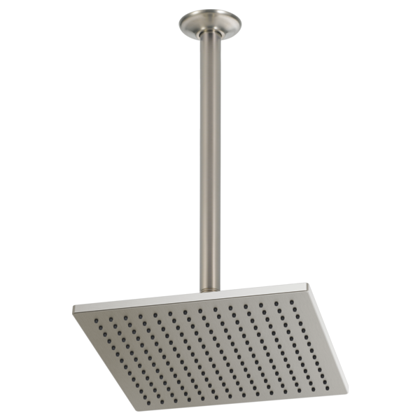 Brizo Essential Shower 81399 12" Linear Square Single-Function Raincan Shower Head - 2.5 GPM