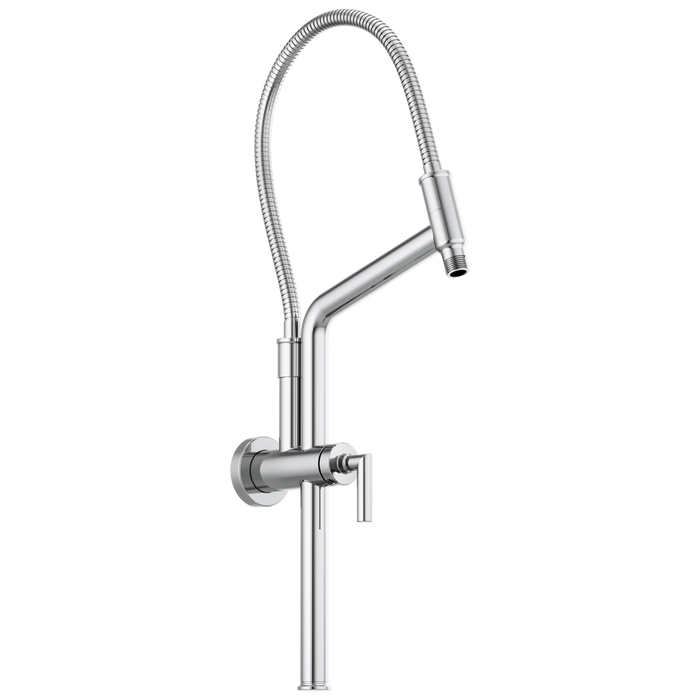 Brizo Essential Shower 81892 10 7/16" Linear Round Slide Bar Shower Arm And Flange