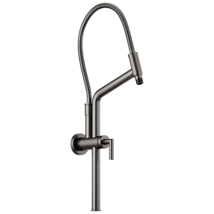 Brizo Essential Shower 81892 10 7/16" Linear Round Slide Bar Shower Arm And Flange