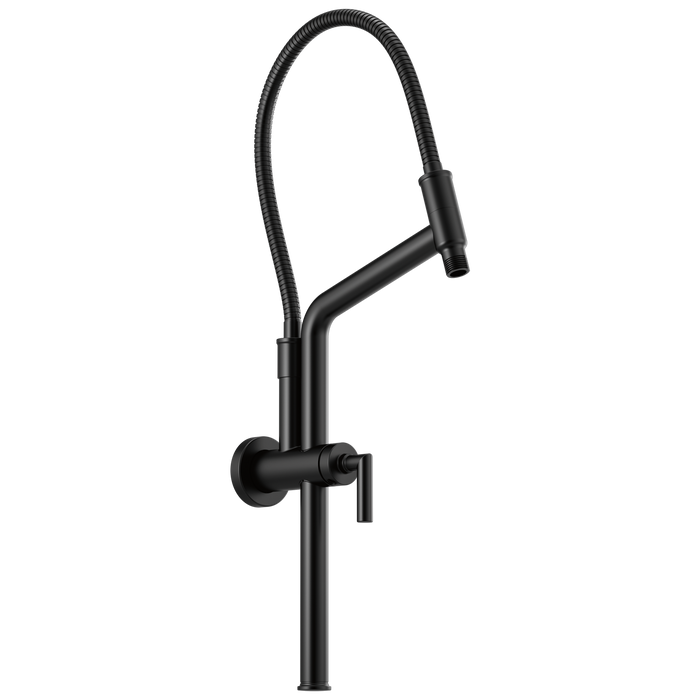Brizo Essential Shower 81892 10 7/16" Linear Round Slide Bar Shower Arm And Flange
