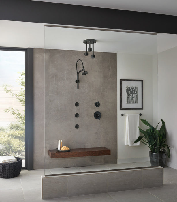 Brizo Essential Shower 81892 10 7/16" Linear Round Slide Bar Shower Arm And Flange