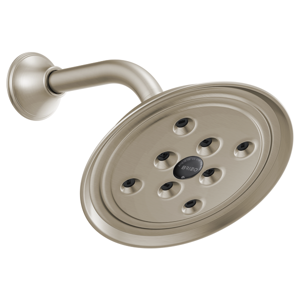 Brizo Essential Shower 87305 7" Classic Round H20Kinetic Single Function Wall Mount Showerhead