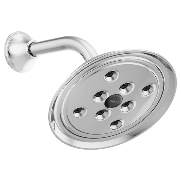 Brizo Essential Shower 87305 7" Classic Round H20Kinetic Single Function Wall Mount Showerhead