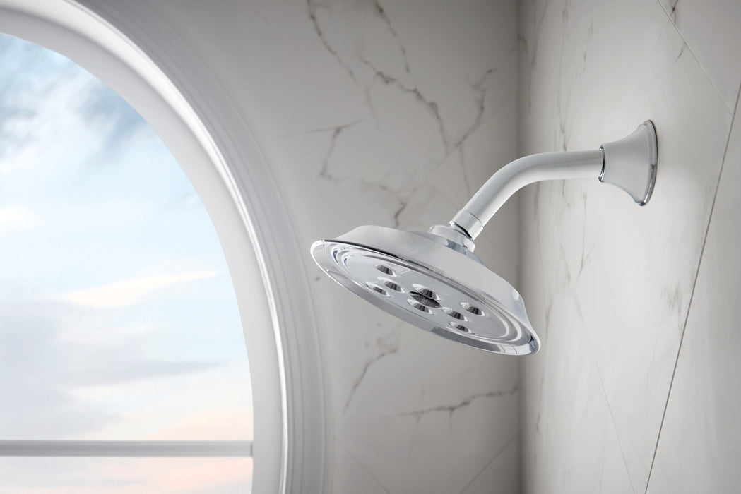 Brizo Essential Shower 87305 7" Classic Round H20Kinetic Single Function Wall Mount Showerhead