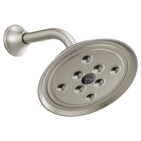 Brizo Essential Shower 87305 7" Classic Round H20Kinetic Single Function Wall Mount Showerhead
