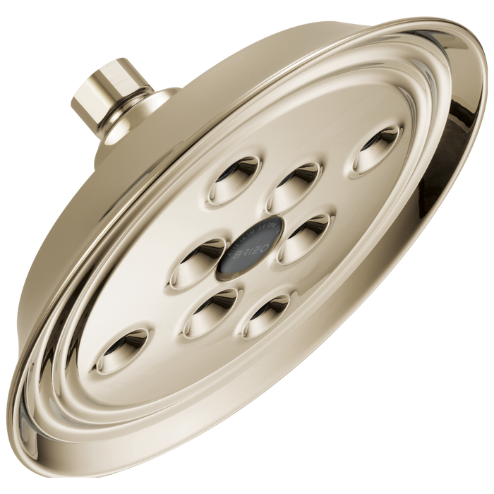 Brizo Essential Shower 87305 7" Classic Round H20Kinetic Single Function Wall Mount Showerhead