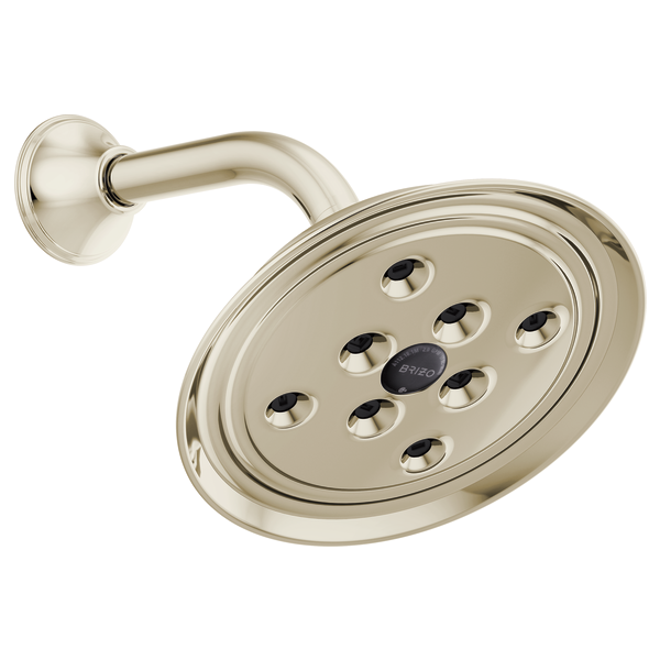 Brizo Essential Shower 87305 7" Classic Round H20Kinetic Single Function Wall Mount Showerhead