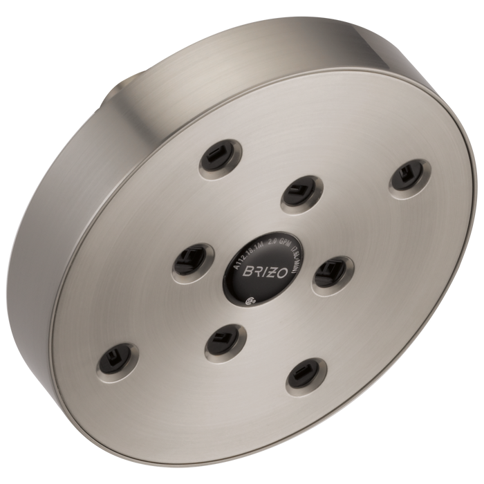 Brizo Essential Shower 87375 5" Linear Round H20Kinetic Single Function Wall Mount Showerhead