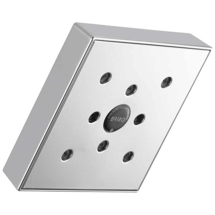 Brizo Essential Shower 87380 5” Linear Square H20Kinetic Single Function Wall Mount Showerhead