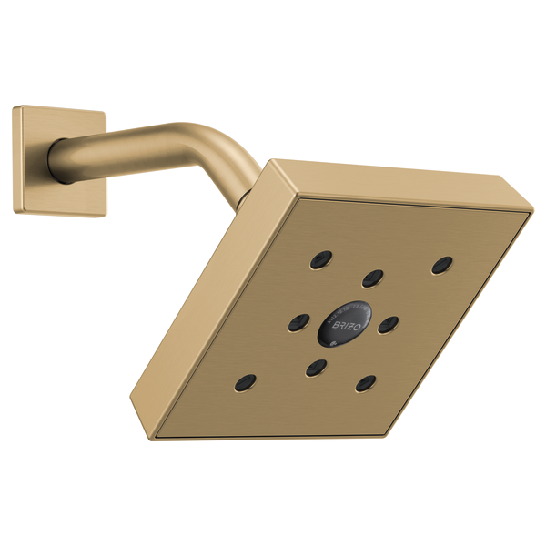 Brizo Essential Shower 87380 5” Linear Square H20Kinetic Single Function Wall Mount Showerhead