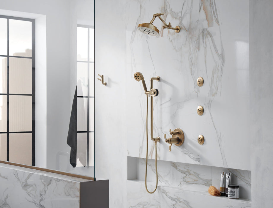 Brizo Litze 87435 8” H20Kinetic Round Multi-Function Wall Mount Showerhead