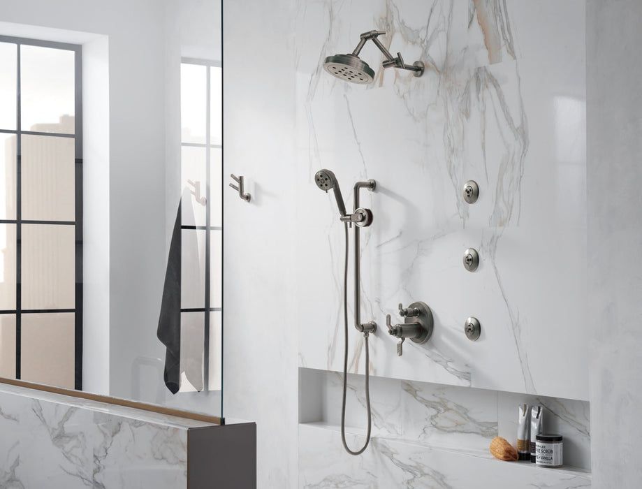Brizo Litze 87435 8” H20Kinetic Round Multi-Function Wall Mount Showerhead