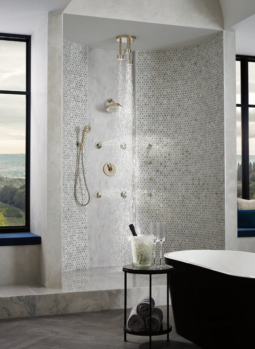 Brizo Litze 87435 8” H20Kinetic Round Multi-Function Wall Mount Showerhead