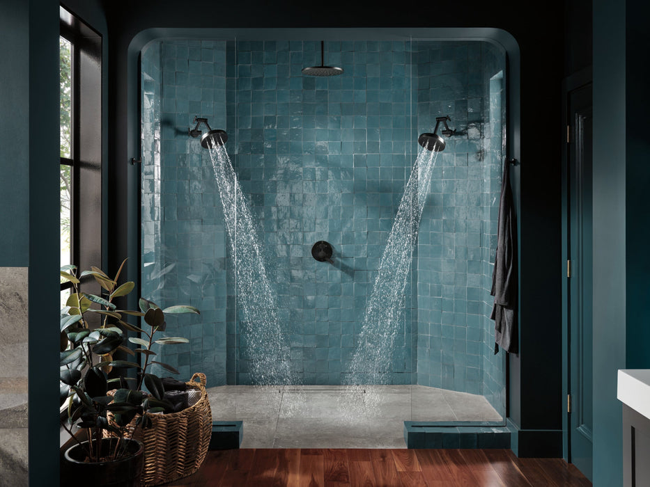 Brizo 87442 8” H20Kinetic Round Multi-Function Wall Mount Showerhead