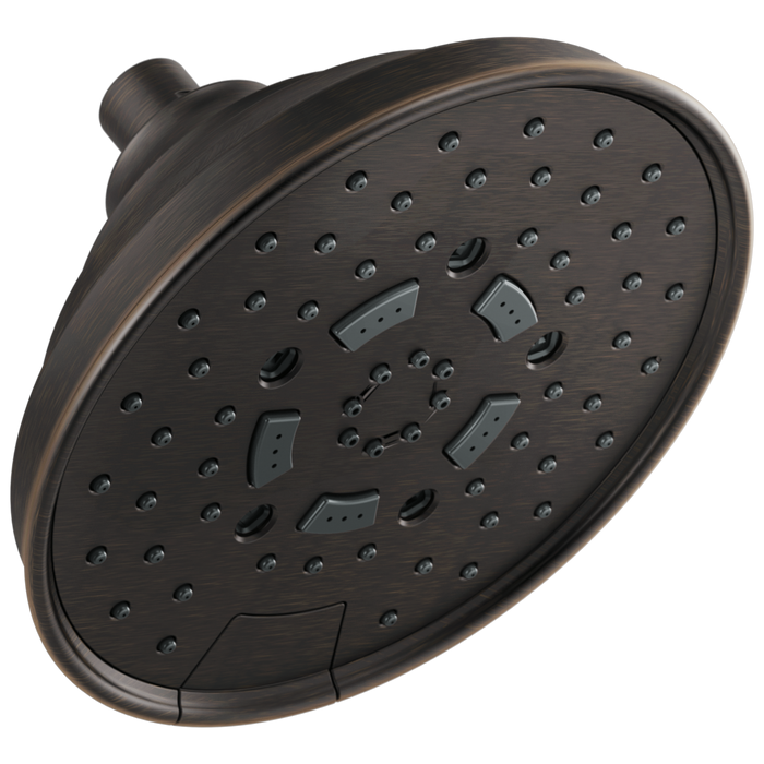 Brizo Essential Shower 87495 7" Classic Round H2Okinetic Multi-Function Wall Mount Shower Head - 2.5 GPM